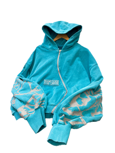 Chainstitch Wavy Zip-Up