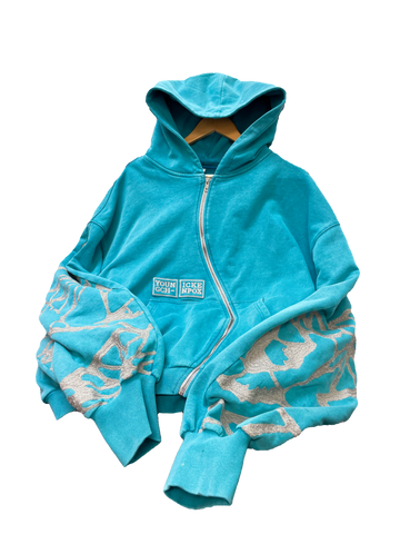 Chainstitch Wavy Zip-Up