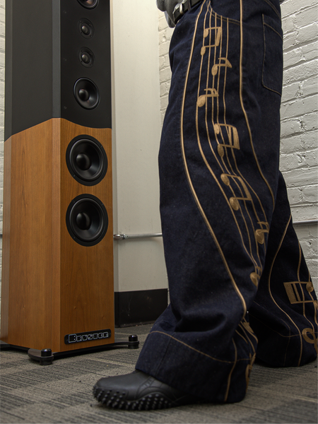 Sheet Music Chainstitch Denim