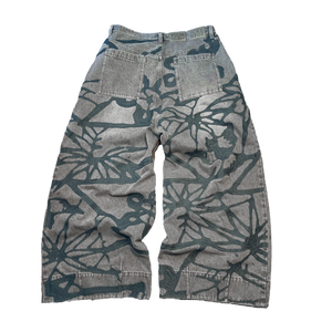 AOI Chainstitch Floral Denim