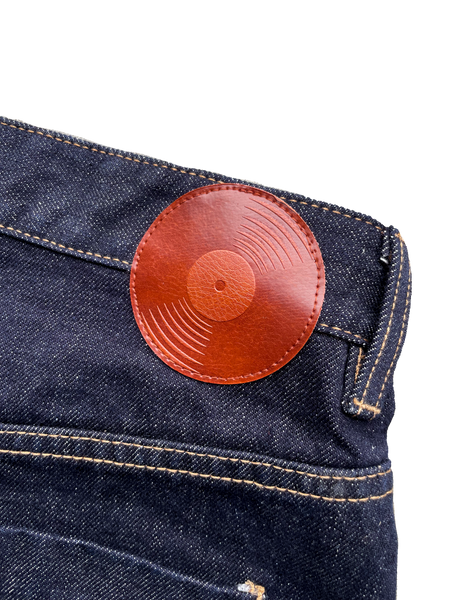 Sheet Music Chainstitch Denim