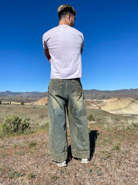 Pollen Coated Denim