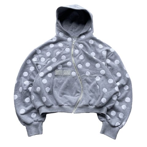 Custom Polka Dot Wavy Zip