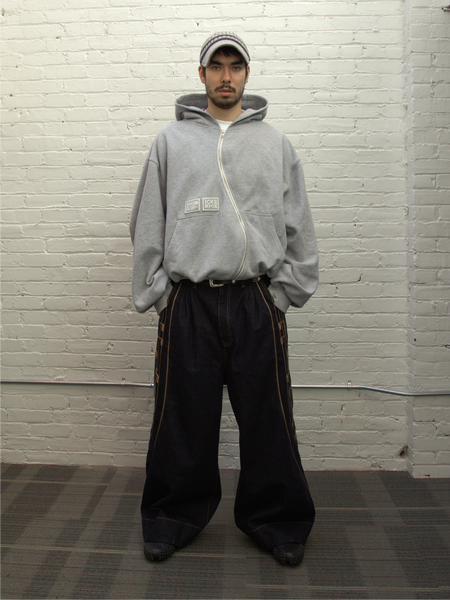 Sheet Music Chainstitch Denim