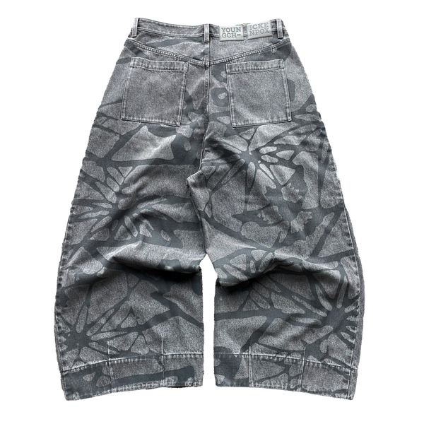 Haiiro Floral Denim