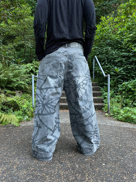 Haiiro Floral Denim