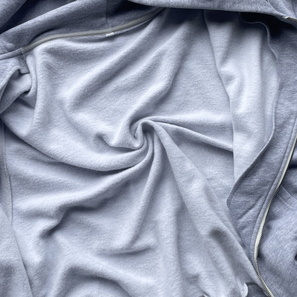 Gray Wavy Zip