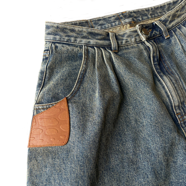 Pollen Coated Denim