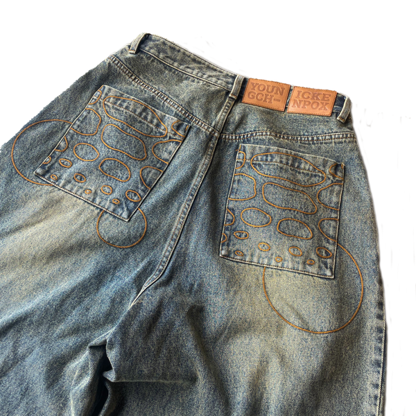 Pollen Coated Denim