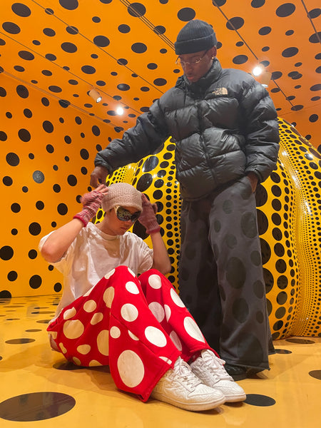 Black Polka Dot Pants