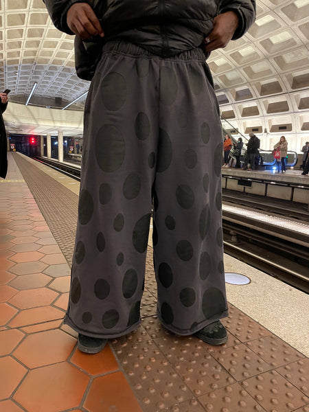 Black Polka Dot Pants