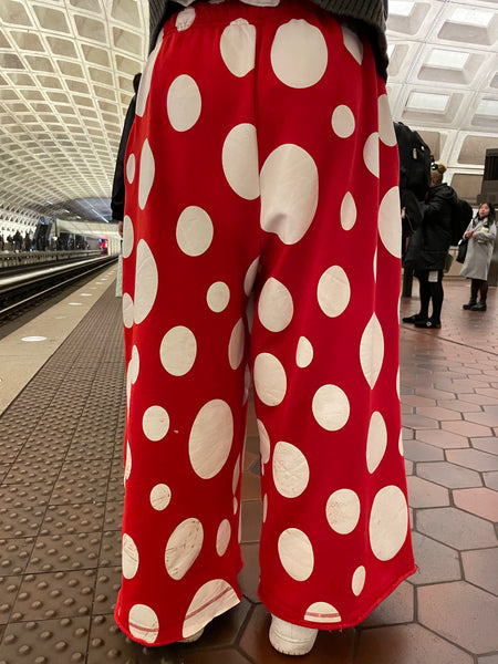Red Polka Dot Pants