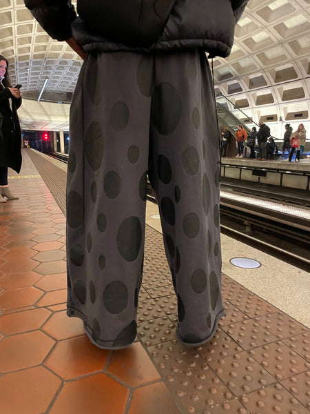 Black Polka Dot Pants